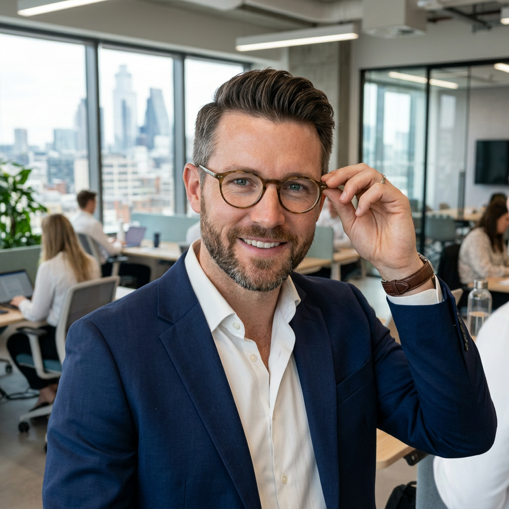 Male business professional headshot portrait
